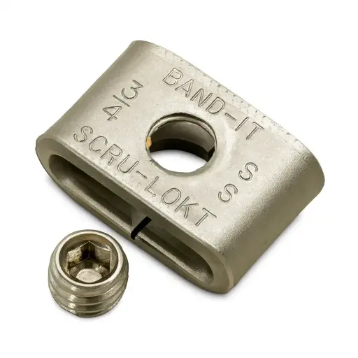BAND-IT Stainless Steel Scru-Lokt Buckles SS301