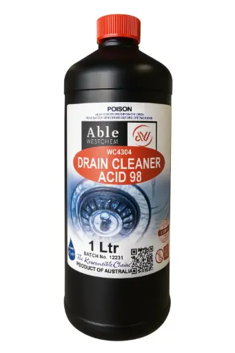 [WC430A-1] Drain Cleaner Acid 98 1L - Carton of 8 