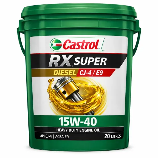 Castrol RX Super Diesel CJ-4E9 Engine Oil - 15W-40, 20 Litres