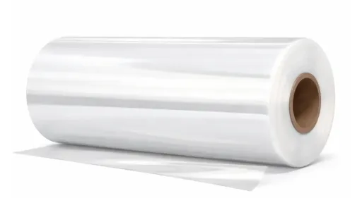 Clear Polyethylene PE Film Roll – One-Sided Anti-Static, 600mm Width × 200m Length