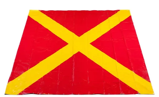 Helideck Prohibited Landing Marker Flag – Offshore / Marine Safety Signal