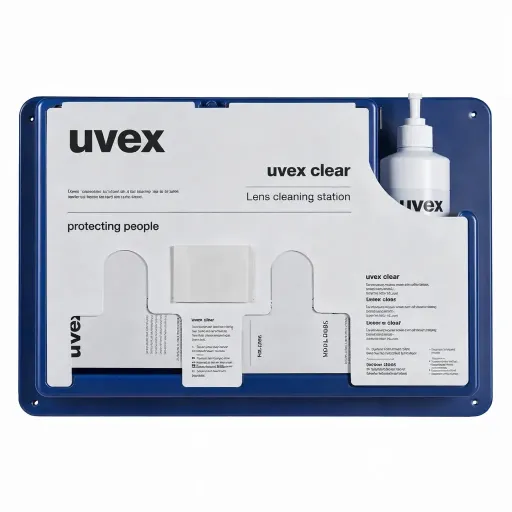 UVEX Clear lens cleaning station