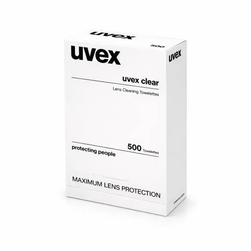 UVEX lens cleaning towelettes