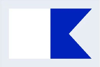 ICS Code of Signals AMSA Marine Order 27 Letter Flags 1100mm L x 900mm W