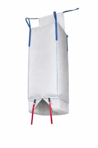 1CBM of 50-60mm Aggregate packed in 2T Bulk Bag, Full Drop Bottom Discharge, 90×90×150cm